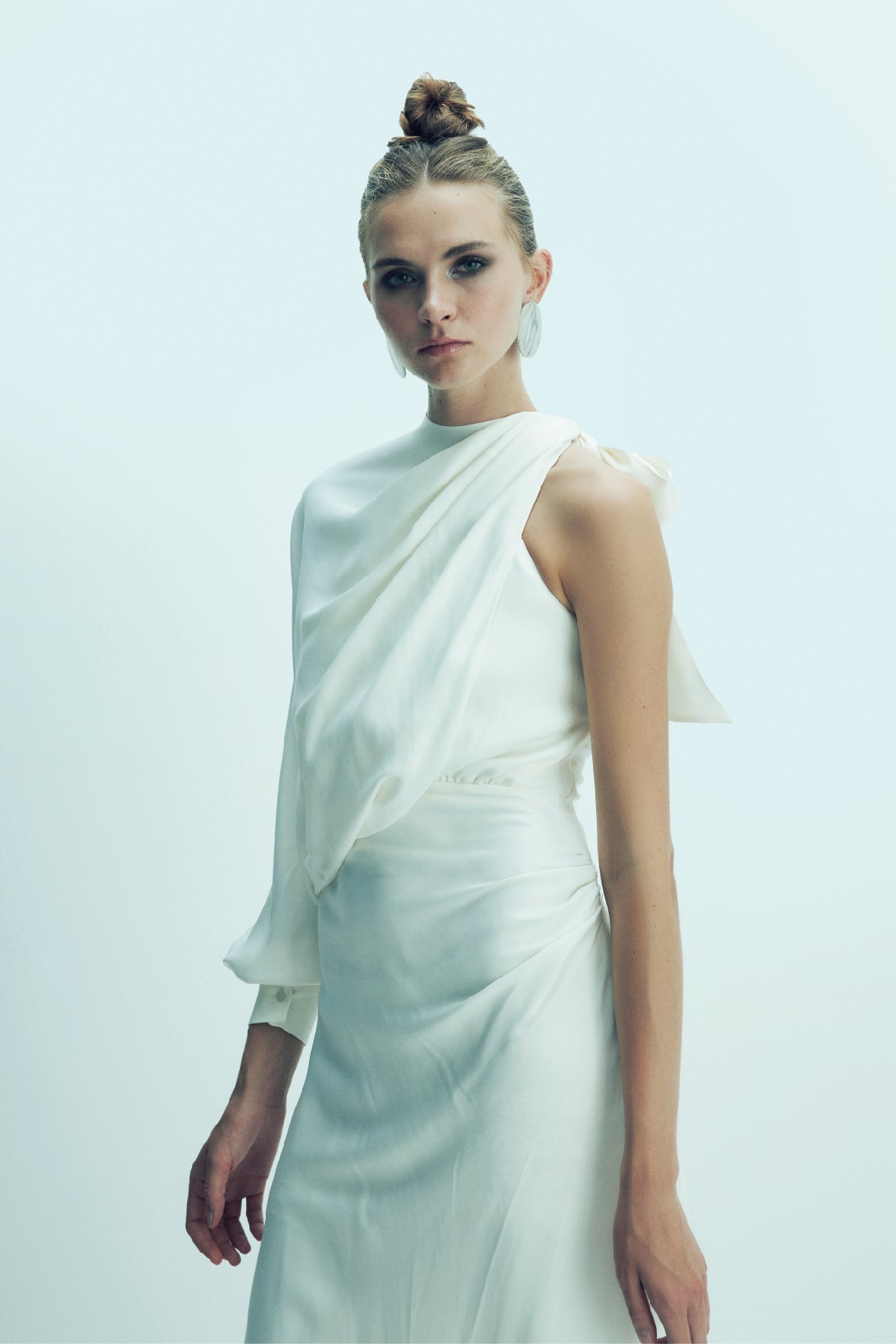 satin dress in white ceren ocak Ceren Ocak | Dresses | Ceren Ocak Satin Dress In White